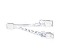 DEKKRYNFV Câble Répartiteur d'alimentation GPU À Courant Élevé 12 + 4 Broches Double 6 + 2 Broches avec Fil Renforcé pour Systèmes ATX3.0 PCIe 5.0 Connecteurs d'alimentation GPU Haute Efficacité PVC