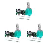 DEKKRYNFV Carte Amplificateur De Puissance Numérique PAM8403 Haute Efficacité Sortie 2x3W USB 5V avec Bouton De Volume Intégré Conception À Faible Bruit