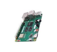 DEKKRYNFV Carte de développement Linux extensible prenant en charge 64 Go de stockage, processeur 1,5 GHz et gestion de l'alimentation stable pour dissipateur thermique en aluminium Noyer 1B Kit de