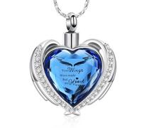 DEKKRYNFV Collier tendance en acier inoxydable avec pendentif en forme de cœur pour stocker les cendres d'animaux de compagnie, cadeau élégant pour les propriétaires d'animaux de compagnie