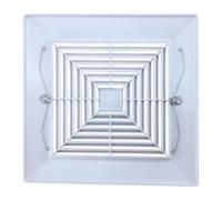 DEKKRYNFV Couvercle De Ventilateur D'extraction De Plafond Couvercle De Ventilation Carré pour La Salle De Bain pour La Cuisine Et Les Toilettes