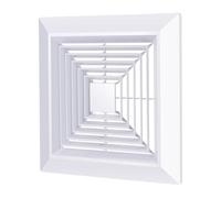 DEKKRYNFV Couvercle De Ventilateur D'extraction De Plafond Couvercle De Ventilation Carré pour La Salle De Bain pour La Cuisine Et Les Toilettes