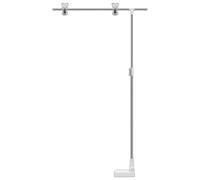 DEKKRYNFV De Bannières Rétractables pour Comptoir Table d'affiche en Métal Réglable Affichage d'affaires Intérieur Et Extérieur Panneaux Publicitaires