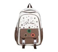 DEKKRYNFV De Voyage Pour Adolescents Girl Primary Book School À Coréen Styles Casual Daypacks Star Imprimé Coréen Styles École Étudiante Imprimé Décontracté.