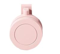 DEKKRYNFV Dispositif de suspension individuel, support flexible, mouvement à 360 degrés, moteur silencieux à 3 vitesses, ventilateur rechargeable pour voyage, travail, ventilateur de taille portable