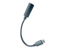 DEKKRYNFV Durabilité Aluminium Type C vers DC5521 Adaptateur secteur Design PD65W Charge rapide pour cordon d'alimentation USB C Adaptateur de câble USB