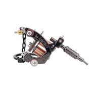 DEKKRYNFV Élégant porte-clés en métal pour tatouage, machine à tatouer, accessoire de tatouage pour sac à tatouage, cadeau pour amateur de tatouage
