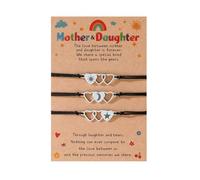 DEKKRYNFV Élégants bracelets tissés à la main en acier inoxydable robuste avec motif soleil, étoile et étoile pour les amoureuses, ensemble de bracelets d'amitié tendance pour femmes