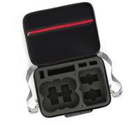 DEKKRYNFV Étui de voyage pour Fly More Combos Sac à bandoulière en PU résistant à l'eau avec poignée de transport facile Boîte de voyage étanche, Intérieur noir