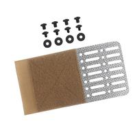DEKKRYNFV Extenseur de gilet en panneau composite, support de plaque de poitrine, extension Cummerbund avec crochet d'aile