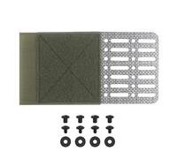 DEKKRYNFV Extenseur de gilet en panneau composite, support de plaque de poitrine, extension Cummerbund avec crochet d'aile