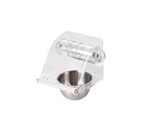 DEKKRYNFV Faisseur d'oiseaux Clairs pour Une Mangeoire Antispillaire Facile À Nettoyer avec Un Bol Détachable pour Les Perruches Et Les Tourtereaux À Orients Alimentant Le Jouet