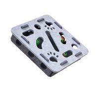 DEKKRYNFV Jouet puzzle en feutre pour chaton avec plusieurs trous interactifs - Jeu de défis mentaux - Divertissement intérieur - Plusieurs trous - Labyrinthe