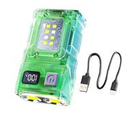 DEKKRYNFV Lampe de poche extérieure à LED lumineuse avec tête rotative et base LED principale éclairage extérieur pour camping travail lumière