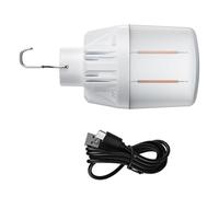 DEKKRYNFV Lampes à filament de tungstène portables adaptées au camping - Design coupe-vent avec 4 modes d'éclairage - Longue durée de vie - Lumière de camping en plein air