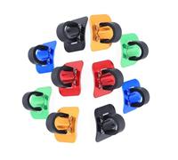 DEKKRYNFV Lot de 10 clips de câbles de frein en aluminium pour vélo - Durabilité - Tube d'huile pour une installation facile - Guide de ligne de frein