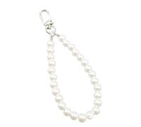 DEKKRYNFV Lot de 10 porte-clés décoratifs en perles d'imitation, cordon de téléphone, porte-clés élégant pour sac à main, accessoire de décoration