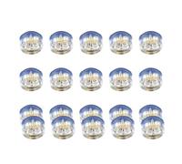 DEKKRYNFV Lot de 20 bouchons d'oreilles en silicone transparent léger et respirant pour oreilles sensibles