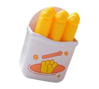 DEKKRYNFV Moule À Glace De Forme Rectangulaire 6 Pièces Long Plateau Amusant pour Chips Pommes Terre avec Boîte Rangement Magnétique Fabricant Bâtons Antiadhésifs Rectangular Shape Ice Box