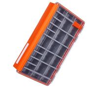 DEKKRYNFV Organisateurs de leurres avec couvercle transparent - Boîte à outils - Séparateur d'appâts - Avec séparateurs amovibles - Boîte de rangement pour leurres d'extérieur
