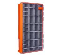 DEKKRYNFV Organisateurs de leurres avec couvercle transparent - Boîte à outils - Séparateur d'appâts - Avec séparateurs amovibles - Boîte de rangement pour leurres d'extérieur