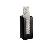 DEKKRYNFV Organiseur de gobelets en papier acrylique convivial - Installation rapide pour comptoir, bureau, maison, environnement - Économie d'espace - Support de rangement pour gobelets en papier