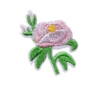 DEKKRYNFV Patchs brodés à coudre ou à repasser pour vêtements, sacs, fleurs brodées à repasser ou à coudre