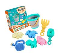 DEKKRYNFV Pelle à sable pliable Jouet de plage avec forme de mer et pelle Jeu de sable pour enfants Jouet d'extérieur pour les vacances en famille Enfants