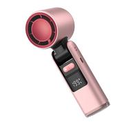 DEKKRYNFV Petit ventilateur portable d'extérieur 4000 mAh avec 199 vitesses réglables et rechargeable pour voyage, maison, camping, extérieur