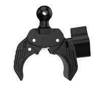 DEKKRYNFV Pince de guidon de vélo et moto en ABS robuste avec tête sphérique de 17 mm Installation simple pour smartphone Support de téléphone renforcé ABS pour scooters électriques