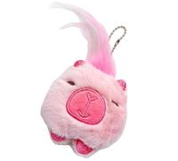 DEKKRYNFV Porte-clés en forme de Capybaras couineur en forme d'animaux en peluche pour femmes et filles, fait à la main, accessoire de sac, porte-clés effet sonore