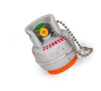 DEKKRYNFV Porte-clés en métal avec aspect vieilli pour un usage quotidien, parfait pour ajouter une touche vintage à n'importe quel accessoire de cannettes rouillées