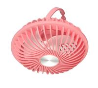 DEKKRYNFV Puissant ventilateur de bureau portable - Trois vitesses - Chargement USB - Refroidissement puissant - Pour la maison, le bureau, le camping et la lampe