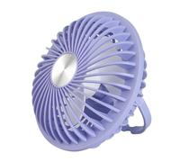 DEKKRYNFV Puissant ventilateur de bureau portable - Trois vitesses - Chargement USB - Refroidissement puissant - Pour la maison, le bureau, le camping et la lampe