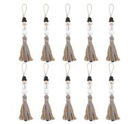 DEKKRYNFV Sangle de téléphone portable en forme de bonhomme de neige - Chaîne de téléphone à perles - Fait à la main - Amovible - Porte-clés pour portefeuille, sacs, sangles de téléphone élégantes