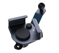 DEKKRYNFV Support de téléphone de voiture amélioré en hauteur réglable en aluminium pour tableaux de bord incurvés 17 mm pince ne secoue pas support de voiture