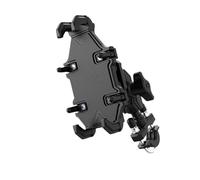 DEKKRYNFV Support de téléphone pour moto - Support de téléphone portable pour guidon de moto - Pince pour scooter de 14,5 à 18,3 cm