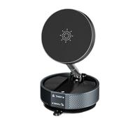 DEKKRYNFV Support de téléphone - Rotation à 360 degrés - Aimants puissants pour voiture - Forte adhérence sous vide - Support de téléphone de voiture
