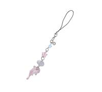DEKKRYNFV Sweet Fish Shells Perle Téléphone Charm Sangles Porte-clés de voiture Pendentifs de décoration de sac Accessoires de décoration de sac Accessoires Poisson coquillages Étoile Perles Bowknot