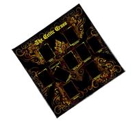 DEKKRYNFV Tapis de méditation en velours de qualité supérieure avec motif ésotérique pour les pratiques mystiques et cadeau de divination