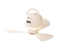 DEKKRYNFV Ventilateur de camping portable à LED avec télécommande, batterie rechargeable, vitesse réglable, silencieux, ventilateur suspendu pour la maison, tente, plafond portable rechargeable
