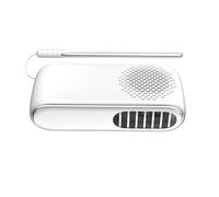 DEKKRYNFV Ventilateur de refroidissement pratique sans pales - Texture ABS portable - Convient pour une utilisation en extérieur et en intérieur - Fonctionnement silencieux - Refroidissement extérieur