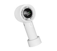 DEKKRYNFV Ventilateur rechargeable par USB, 12 heures d'autonomie, pliable, poids léger, vitesse variable, idéal pour la plage, la randonnée, les trajets quotidiens, ventilateur à main pour femme