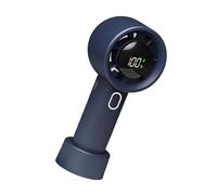 DEKKRYNFV Ventilateur rechargeable par USB, 12 heures d'autonomie, pliable, poids léger, vitesse variable, idéal pour la plage, la randonnée, les trajets quotidiens, ventilateur à main pour femme