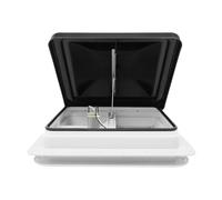 Dekltus Lucarne de toit pour caravane 42 x 42 cm, fenêtre de toit, camping-car, avec mastic Dekalin et vis pour caravane, camping-car