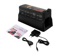 Dekltus Piège à rats électrique et 7000 V - Double alimentation - Arrêt automatique - Facile à nettoyer - Boîte d'appât pour souris, hamsters, campagnols