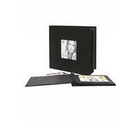 Deknudt Album Photo - Boîte Photo, Cuir ou Similicuir, Noir, 13 x18 cm