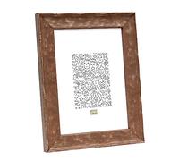 Deknudt Cadre Bois en Brun à Surface ondulée Taille Image 20,0 x30,0 cm;