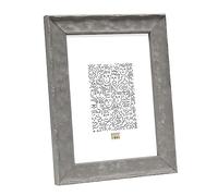 Deknudt Cadre Bois en Gris à Surface ondulée Taille Image 20,0 x25,0 cm;