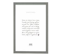 Deknudt Cadre Bois en Gris avec Filet de Perles Taille Image 30,0 x45,0 cm;